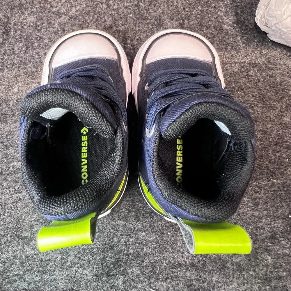 Converse Chuck Taylor All Star Axel Sneaker Infant Baby Navy/Green Shoes Size 3
